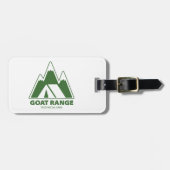 Goat Range Provincial Park-bergen kamperen Bagagelabel (Voorkant horizontaal)