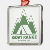 Goat Range Provincial Park-bergen Kamperen Metalen Ornament (Links)