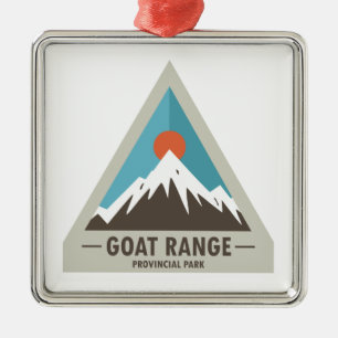Goat Range Provincial Park Metalen Ornament