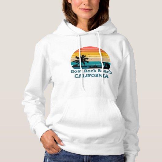 Goat Rock Beach CALIFORNIA Hoodie (Voorkant)