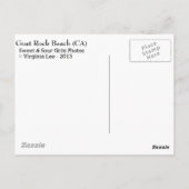 Goat Rock Sunset Foto Briefkaart (Achterkant)