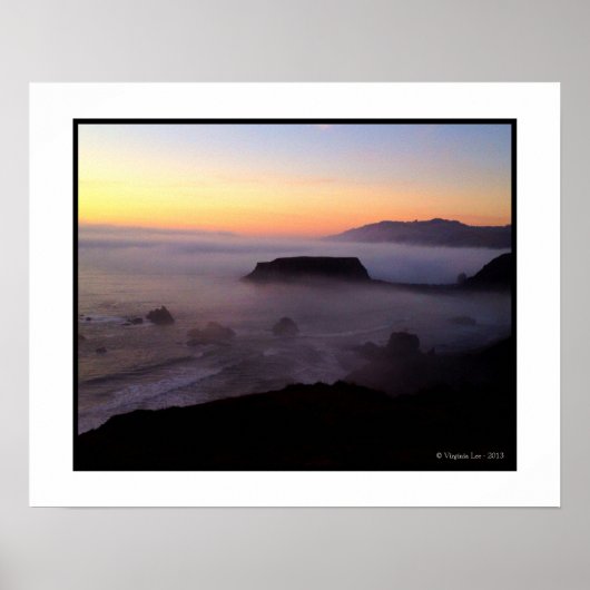 Goat Rock Sunset Photo (20 x 16) Print (Voorkant)
