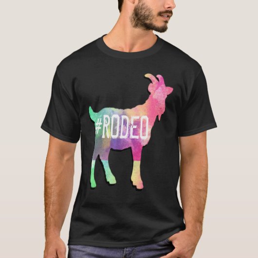 GOAT RODEO Funny Graphic RODEO T-shirt (Voorkant)