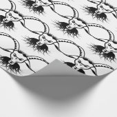 Goat Satan Devil Evil Vector Cadeaupapier (Hoek)