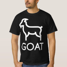 GOAT-shirt - het grootste deel van de tijd