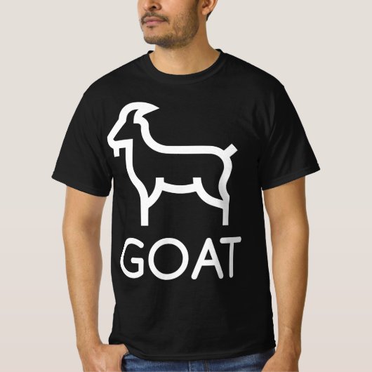 GOAT-shirt - het grootste deel van de tijd T-shirt (Voorkant)