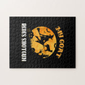 Goat Shotgun Scary Halloween Legpuzzel (Horizontaal)