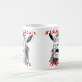 Goat Slogan Funny Screaming Boerderij Animal Art Q Koffiemok (Center)