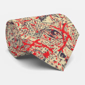 Goat Splatter Stropdas (Opgerold)