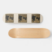 Goat - Square Animals Illustratie Persoonlijk Skateboard (Horizontaal)