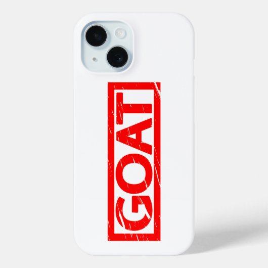 GOAT Stamp Case-Mate iPhone Case (Achterkant)