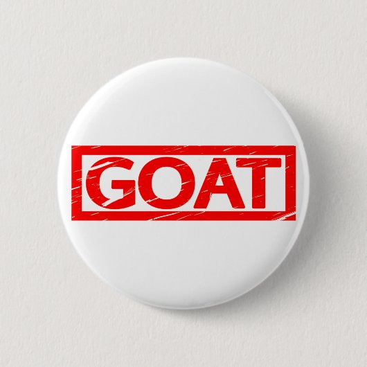 GOAT Stamp Ronde Button 5,7 Cm (Voorkant)