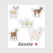 Goat Stickers (Vel)