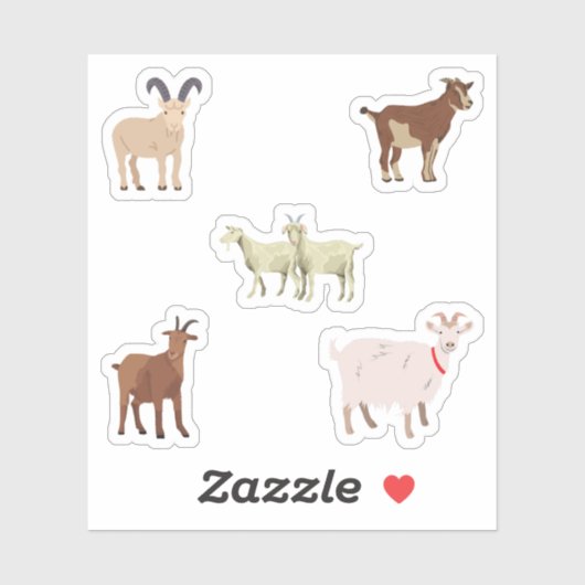 Goat Stickers (Vel)