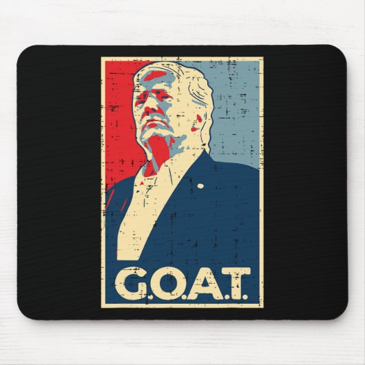 Goat Trump Poster 2024 Muismat (Voorkant)