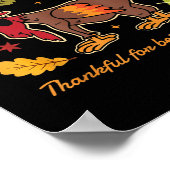 Goat Usa Thankful For Being The Goat Funny Thanksg Poster (Hoek)