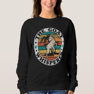 Goat Whisperer Animal Farmer Goat Lady Rancher Trui