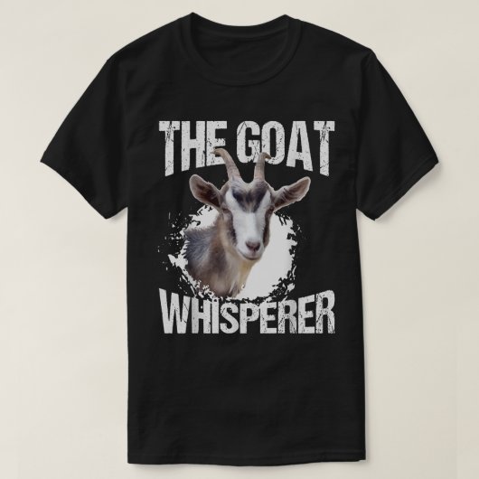 Goat Whisperer Funny Goat Lover Farmer Gift T-shirt (Design voorkant)