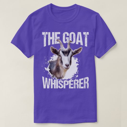 Goat Whisperer Funny Goat Lover Farmer Gift T-shirt (Design voorkant)