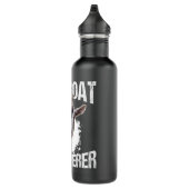 Goat Whisperer Funny Goat Lover Farmer Gift Waterfles (Rechts)