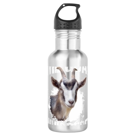 Goat Whisperer Funny Goat Lover Farmer Gift Waterfles (Voorkant)