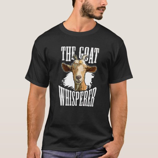 Goat Whisperer Goat Farmer T-shirt (Voorkant)
