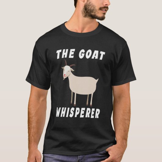 Goat Whisperer Goat Farmer T-shirt (Voorkant)
