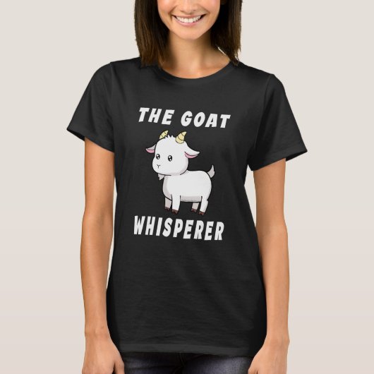 Goat Whisperer Goat Farmer T-shirt (Voorkant)