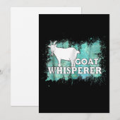 Goat Whisperer Goats Farmer Feestdagenkaart (Voorkant / Achterkant)