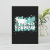 Goat Whisperer Goats Farmer Feestdagenkaart (Staand voorkant)