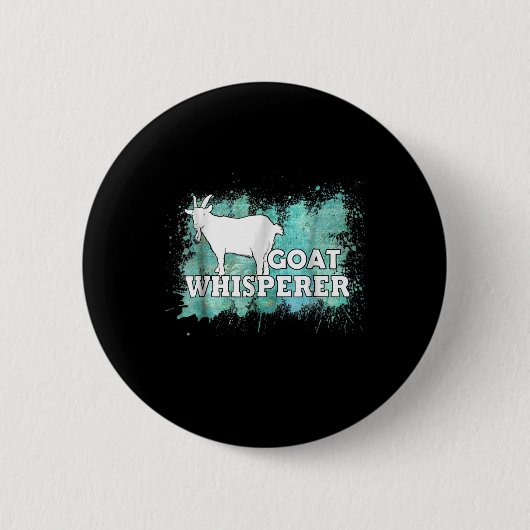 Goat Whisperer Goats Farmer Ronde Button 5,7 Cm (Voorkant)
