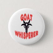Goat Whisperer Ronde Button 5,7 Cm (Voorkant)