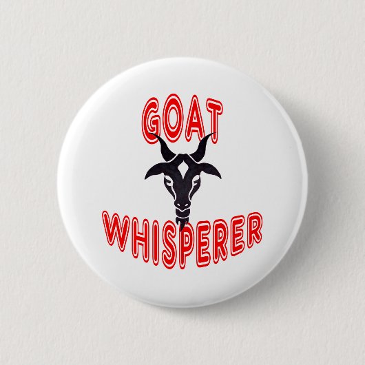 Goat Whisperer Ronde Button 5,7 Cm (Voorkant)