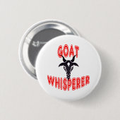 Goat Whisperer Ronde Button 5,7 Cm (Voorkant /achterkant)