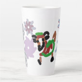 Goat winter  latte mok (Voorkant)