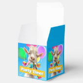 Goat with Party Blowers Bedankdoosjes (Geopend)