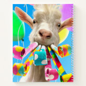 Goat with Party Blowers Notitieboek (Achterkant)