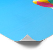 Goat with Party Blowers Poster (Hoek)