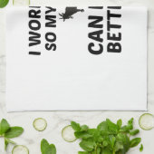 GOAT WORK BETTER LIFE THEEDOEK (Gevouwen)