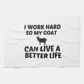 GOAT WORK BETTER LIFE THEEDOEK (Horizontaal)