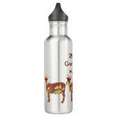 Goat Yoga Brown Personalized Goat Yoga Master Waterfles (Links)