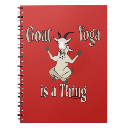Goat Yoga is een ding | GetYerGoat™ Notitieboek (Voorkant)