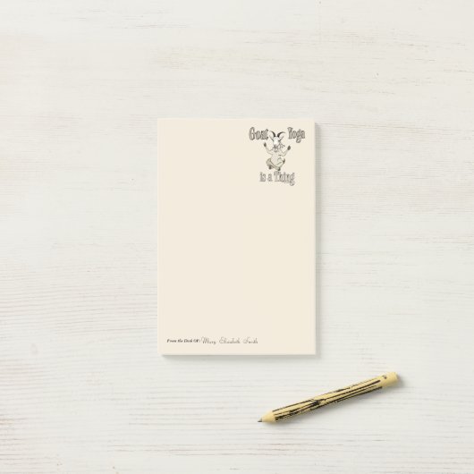 Goat Yoga is een ding | GetYerGoat™ Post-it® Notes (Op bureau)