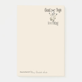 Goat Yoga is een ding | GetYerGoat™ Post-it® Notes