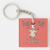 Goat Yoga is een ding | GetYerGoat™ Sleutelhanger (Voorkant)