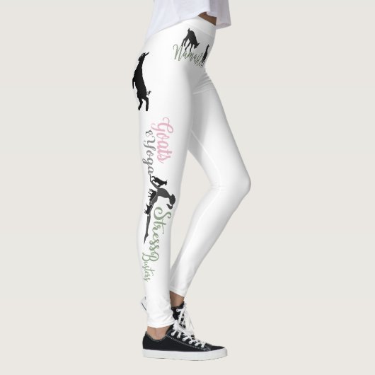 GOAT YOGA | Stress-usters | GetYerGoat™ Original Leggings (Rechts)