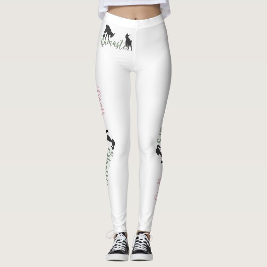 GOAT YOGA | Stress-usters | GetYerGoat™ Original Leggings (Voorkant)