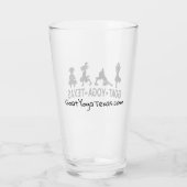 Goat Yoga Texas Pint Glass Glas (Achterkant)