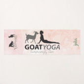 Goat Yoga verrassend genoeg Zen ADD JOUW TEKST Yogamat (Voorkant (horizontaal))