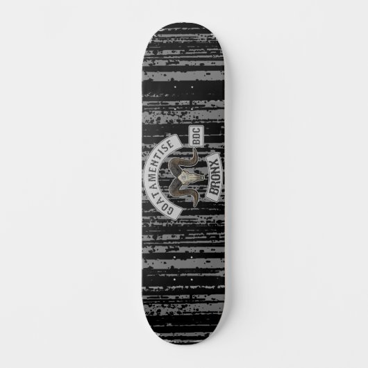 Goatamenties Biker Patch Persoonlijk Skateboard (Voorkant)